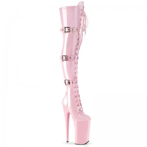 Pleaser Beyond-3028 Overknee Stiefel Damen Rosa | ONBSCGVFR