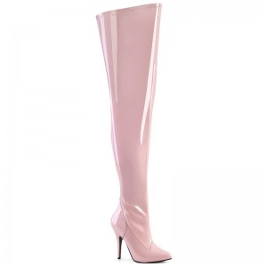 Pleaser Seduce-3000WC Overknee Stiefel Damen Rosa | TEGAHLTNS