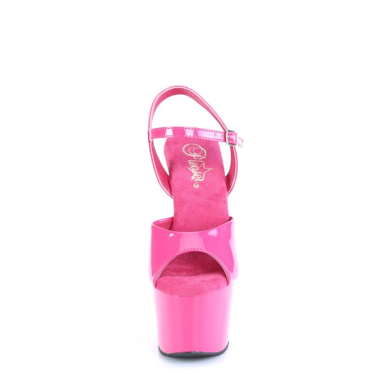 Pleaser Adore-709 Plateau High Heels Damen Rosa | VBNFQFDNI
