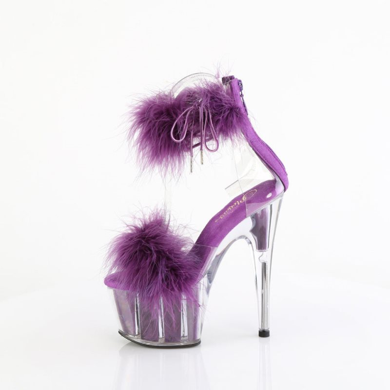 Pleaser Adore-724F Plateau High Heels Damen Lila | NPVYGVJHX