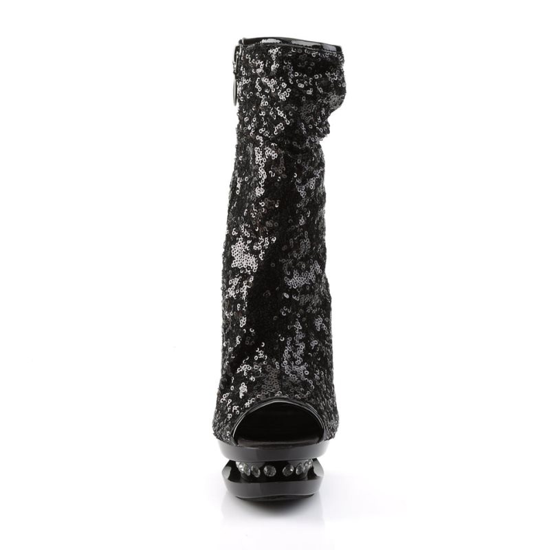 Pleaser Blondie-R-1008 Stiefel Damen Schwarz | TYRSICVMJ