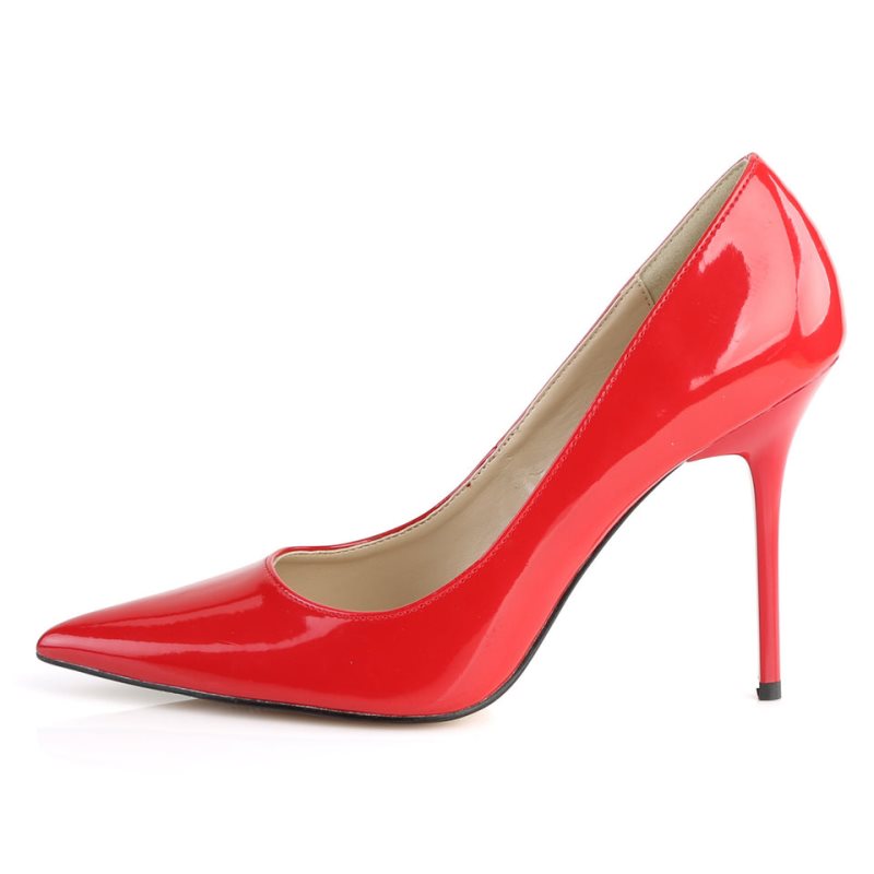 Pleaser Classique-20 Pumps Damen Rot | JFOQDGANW