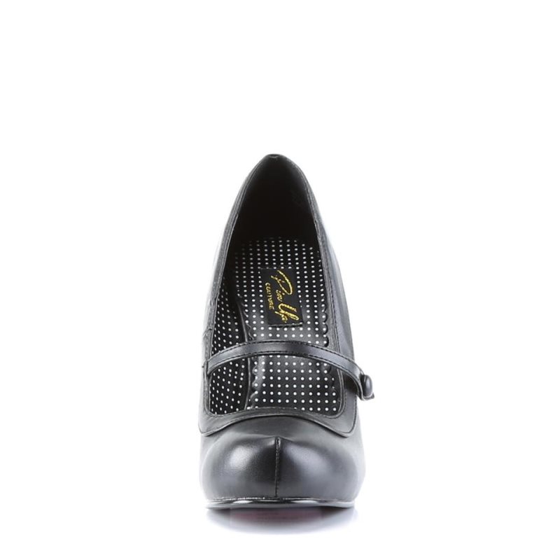 Pleaser Cutiepie-02 Vegan Leather Pumps Damen Schwarz | WORHHTONV