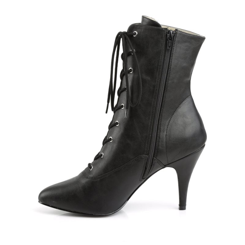 Pleaser Dream-1020 Vegan Leather Stiefel Damen Schwarz | HFWVAKPVU