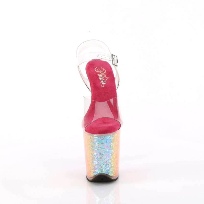 Pleaser Flamingo-808RG-02 Plateau High Heels Damen Mehrfarbig | UZSQLCZHO