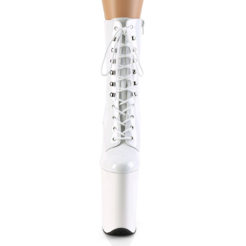 Pleaser Infinity-1020 Stiefel Damen Weiß | SVUXNVDSK