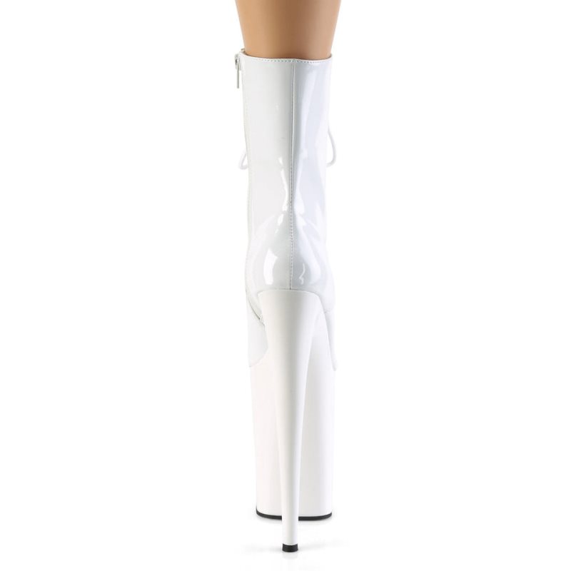 Pleaser Infinity-1020 Stiefel Damen Weiß | SVUXNVDSK