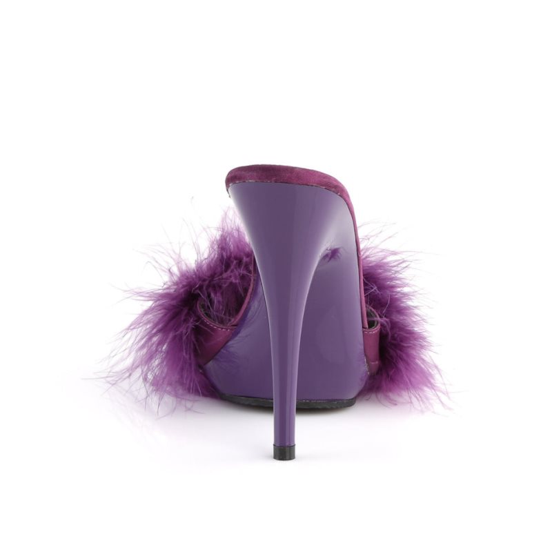 Pleaser Poise-501F Plateau High Heels Damen Lila | FPWSFZGMP
