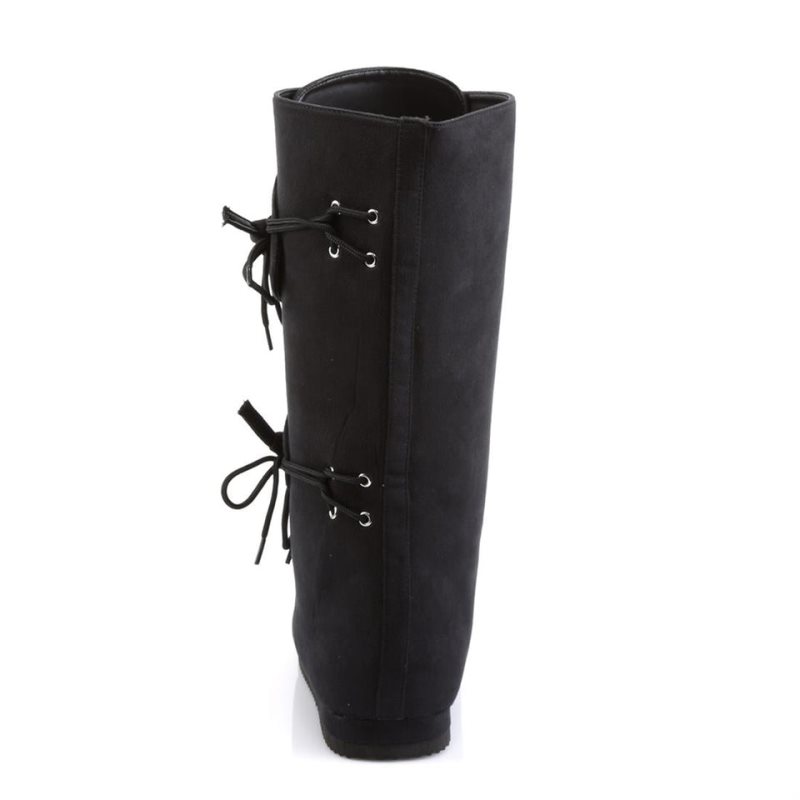 Pleaser Renaissance-100 Kniehohe Stiefel Herren Schwarz | IZYFFLBDW