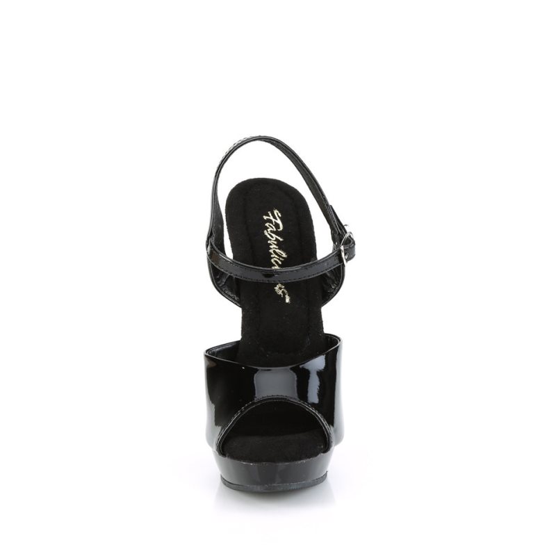 Pleaser Sultry-609 Plateau High Heels Damen Schwarz | XJIOXRWKF