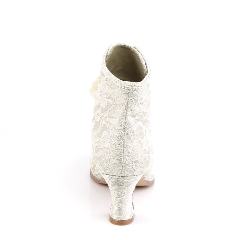 Pleaser Victorian-30 Stiefel Damen Beige | GXOQWQSDN