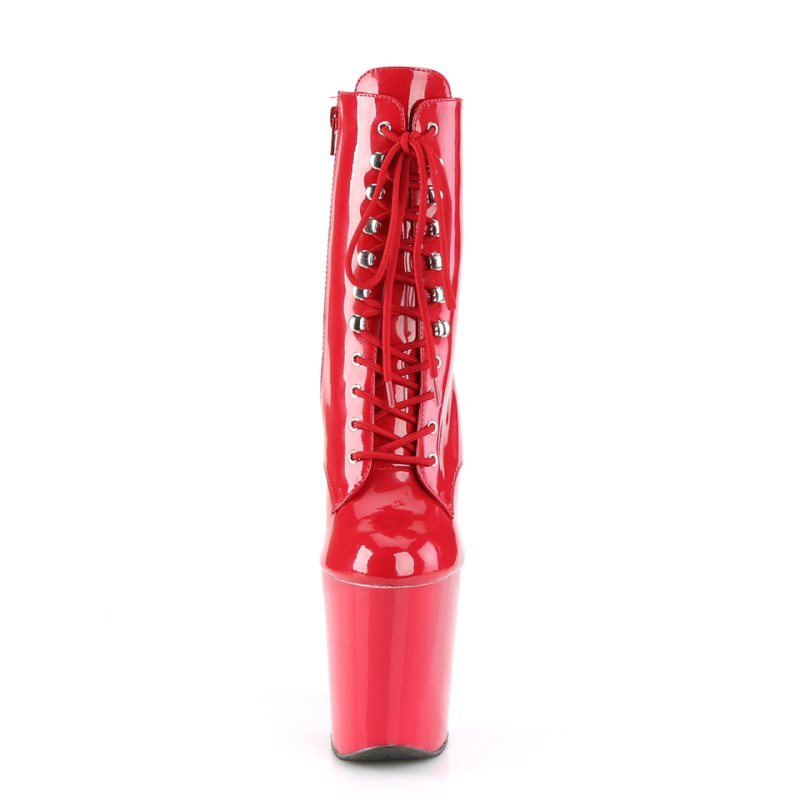 Pleaser Xtreme-1020 Stiefel Damen Rot | UGSRODFLY